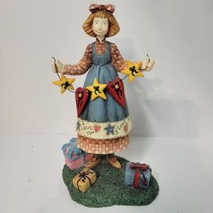 Ellen Stouffer Annie's Love Figurine 1st Ed 1999 Number 1 Girl‎ with Gifts